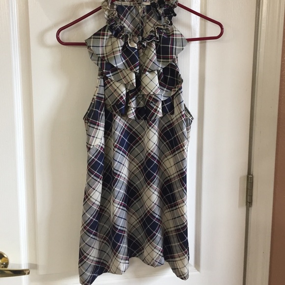 Plaid tank top