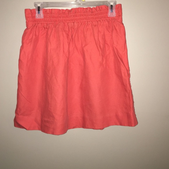 Orange J. Crew Skirt