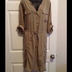 Lane Bryant Cargo/Drawstring Dress