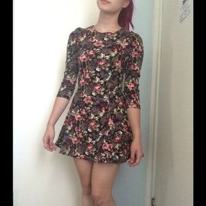 Floral skater dress