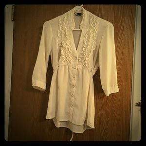White Button Up Blouse