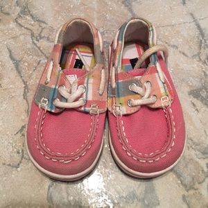 Baby girls Tommy Hilfiger size 2 loafer boat shoe