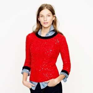 J. Crew Retail Scattered sequin sweater