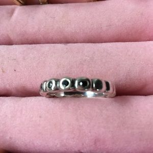 ON HOLD Pandora black melanite stones SS 925