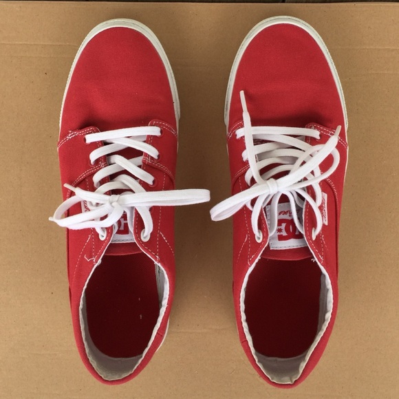 Red/white D&G sneakers Women Size 10