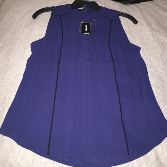 👚Dark Blue Express Shirt👚