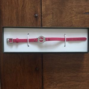 Longchamp Jewelry - Hot pink/silver longchamp bracelet! Longchamp Jewelry - Hot pink/silver longchamp bracelet!