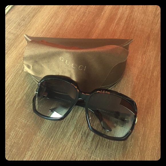 Gucci Accessories - GUCCI tortoise brown oversized square sunglasses