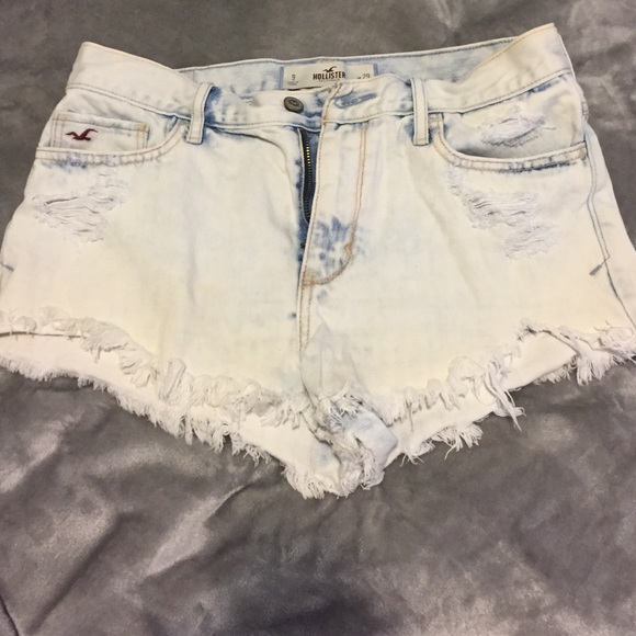 High Waisted Hollister Jean Shorts