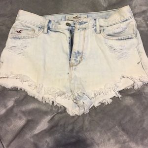 High Waisted Hollister Jean Shorts