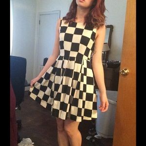 Checkered Modcloth Dress