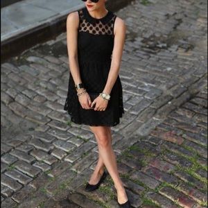 Black Polka Dot Cocktail Dress