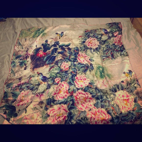 Chinese silk scarf
