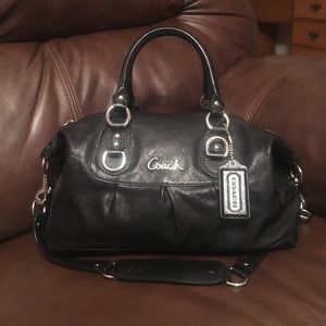 Black coach satchel--price negotiable