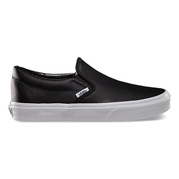 Black Leather Vans