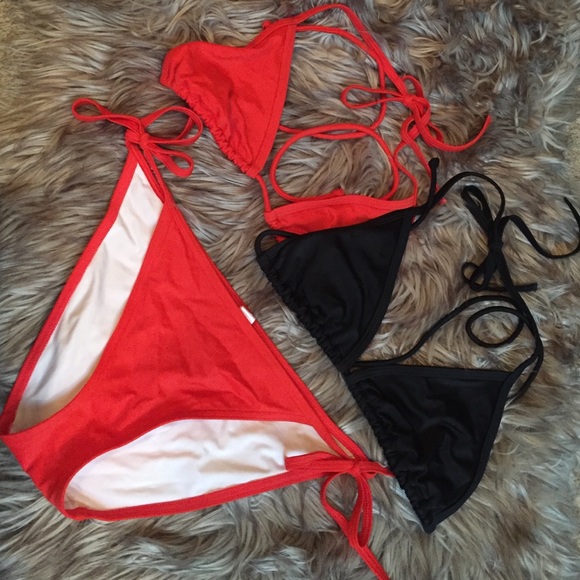 Victoria's Secret string bikini with two tops