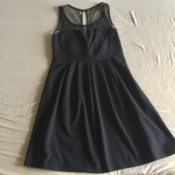 F21+ black sweetheart skater dress XL