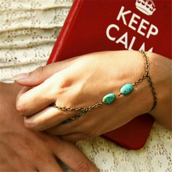 🐘Boho turquoise slave chain🗿