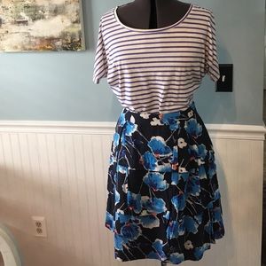 Watercolor Floral skirt