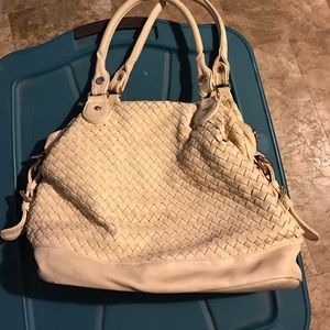 Deux lux beige purse