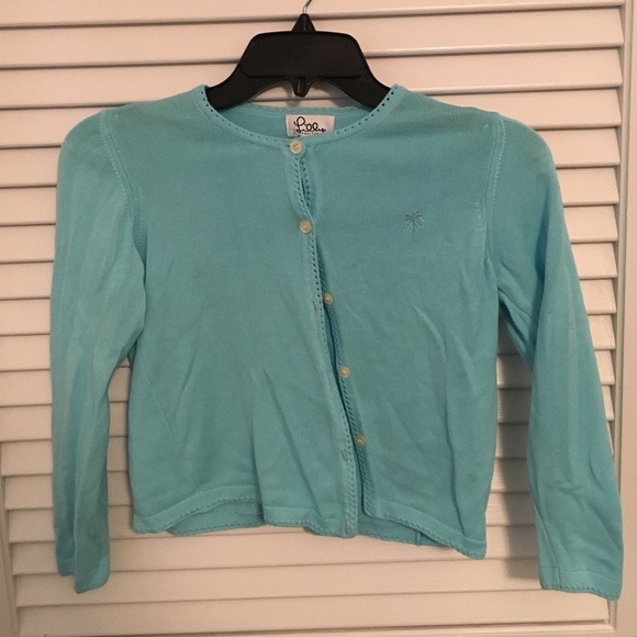 Lilly Pulitzer light blue cardigan