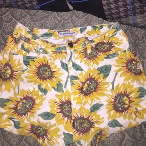 American Apparel Sunflower Shorts