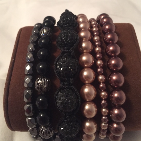 6 Beaded Bracelets
