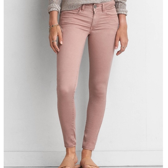 aeo sateen jegging