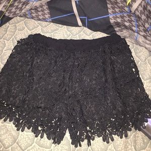 Lace Crochet Shorts