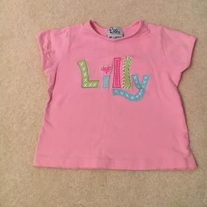 Lilly Pulitzer "Lilly" tshirt
