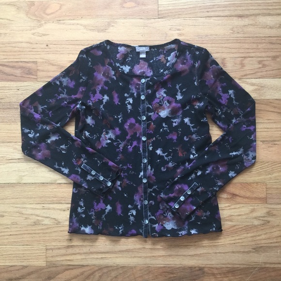 💵SALE! J. Jill, Floral button up Blouse