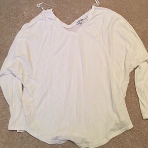 NWOT Splendid white dolman shirt