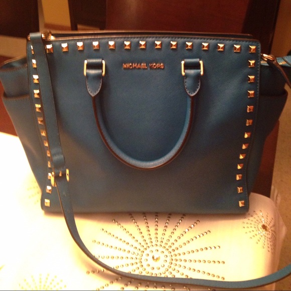Michael Kors turquoise blue Selma **LAST CHANCE**