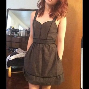 Stone Grey Corset Dress