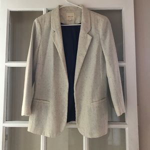 SILENCE + NOISE CREAM BLAZER