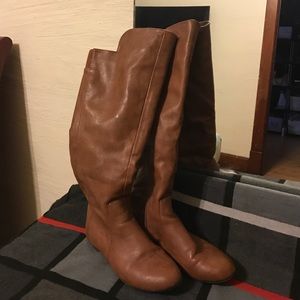 Tall brown boots