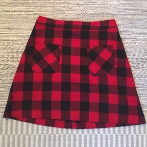 Buffalo Check Skirt NWOT