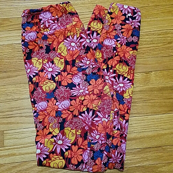 LuLaRoe Vintage Floral OS Leggings
