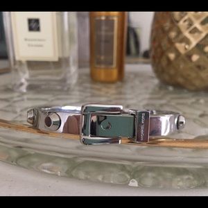 Michael Kors Astor Silver Buckle Bangle