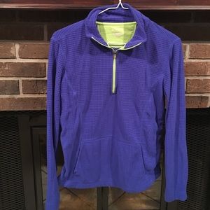 Tek Gear 3/4 zipper fleece knit sweater