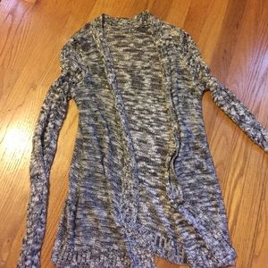 Gray and white cardigan size medium