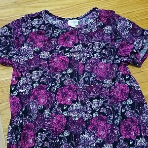 LuLaRoe Vintage Floral Carly Dress EUC