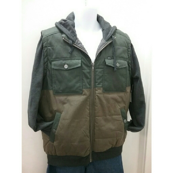 RVCA Puffer Bedblock jacket - Picture 2 of 4