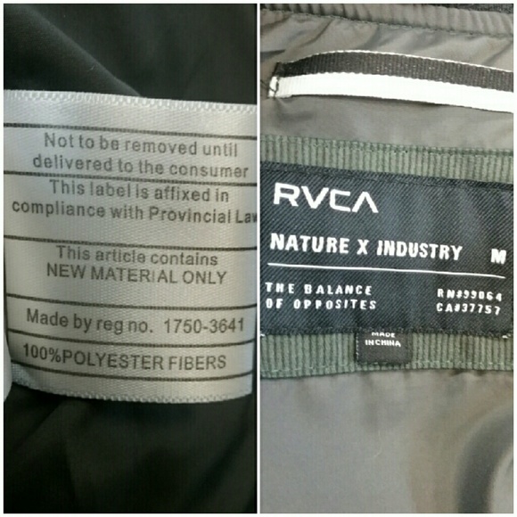 RVCA Puffer Bedblock jacket - Picture 4 of 4
