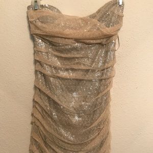 Express Gold exterior with silver sequins