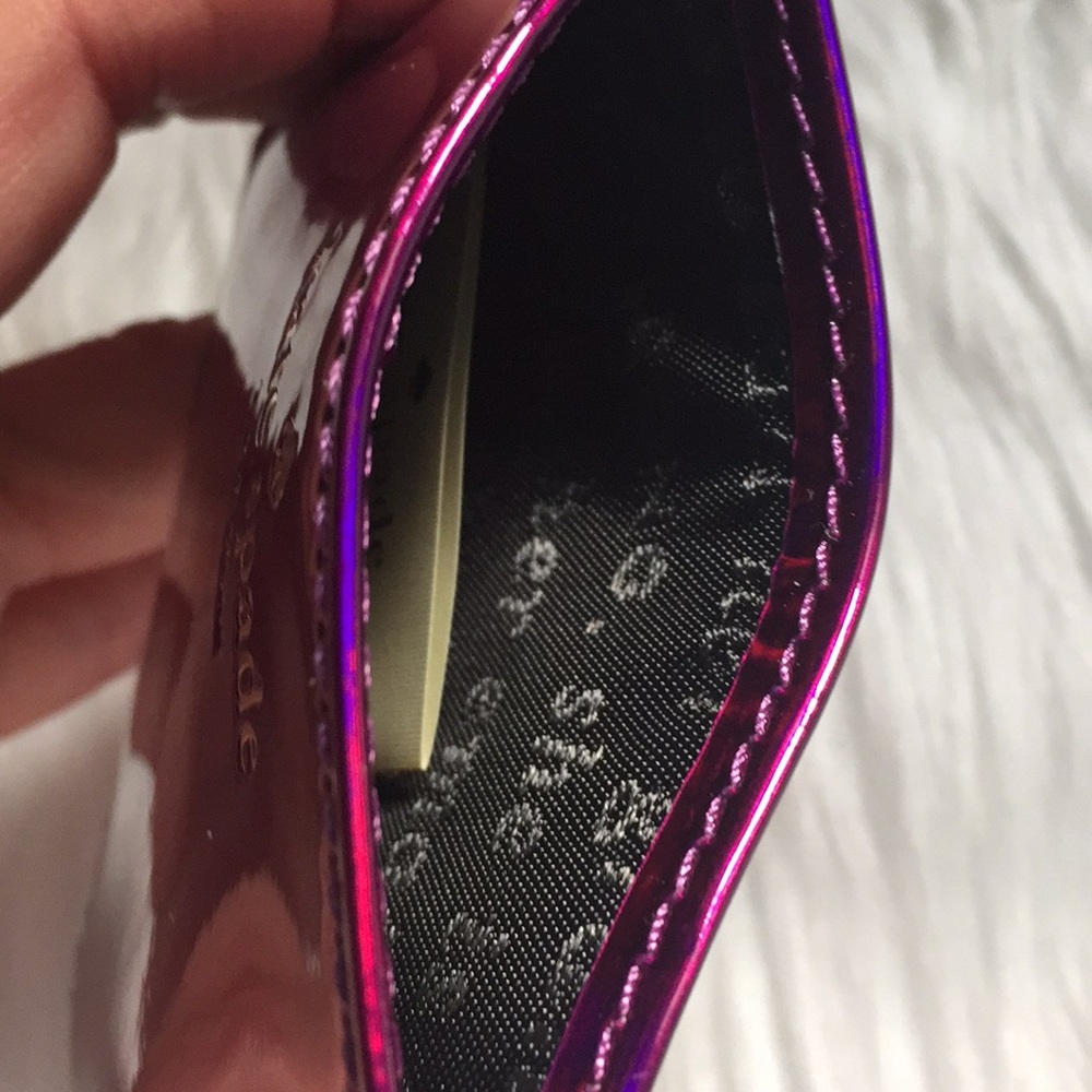 SOLD❤️Kate Spade ♠️ Iridescent ID Card Holder - Picture 7 of 7