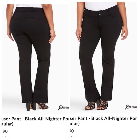Rarely Worn -Torrid Trouser All-Nighter Ponte Pant