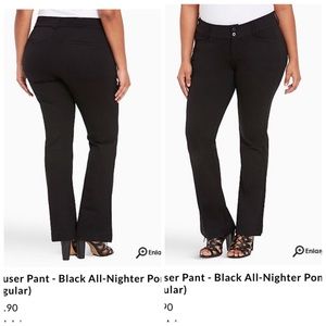 Rarely Worn -Torrid Trouser All-Nighter Ponte Pant