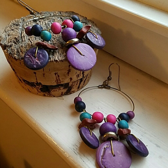 Vintage 80's earrings