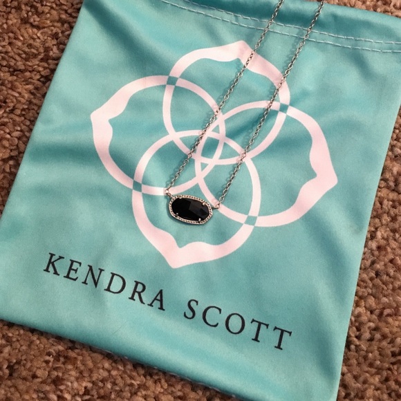 Black/Silver Elisa Kendra Scott ! Great condition